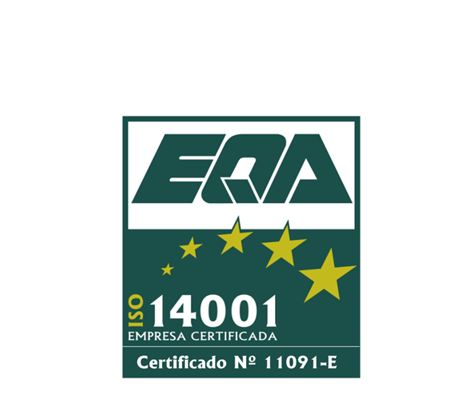sello certificación ISO 14001 por EQA
