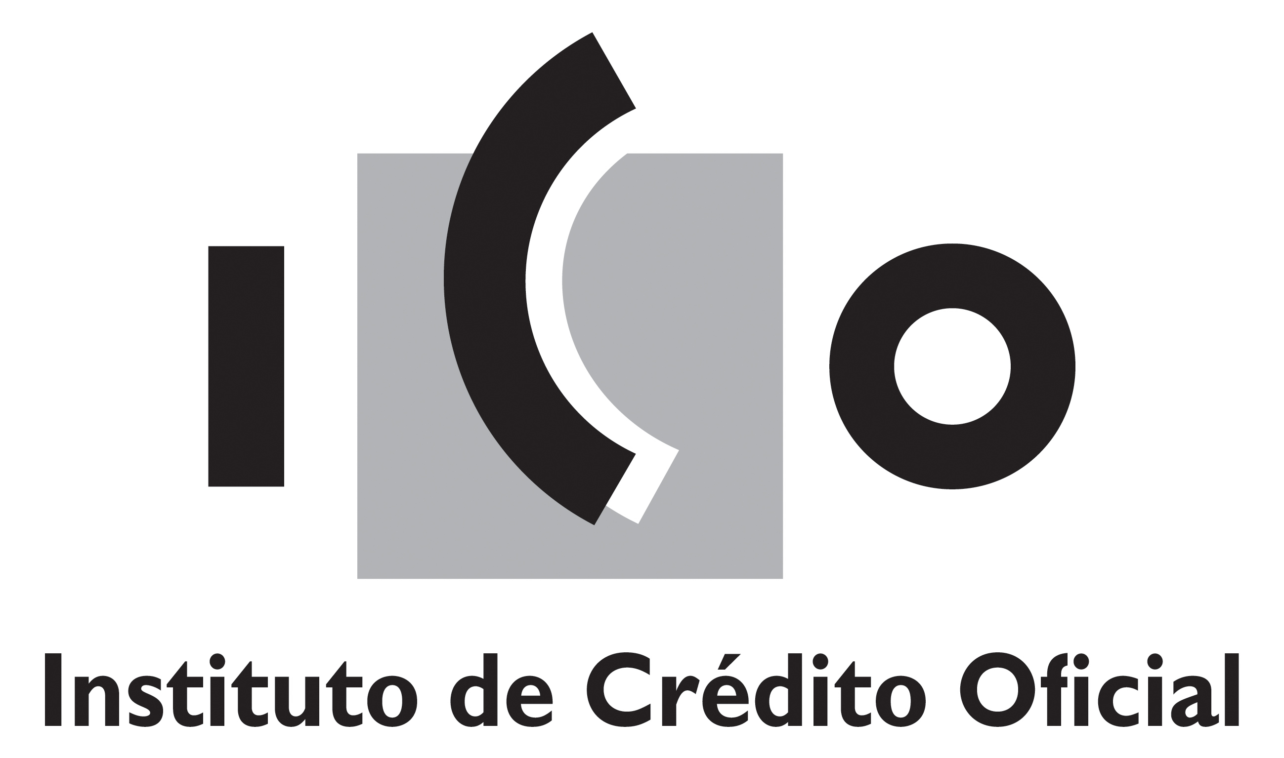 Logo del ICO en blanco y negro