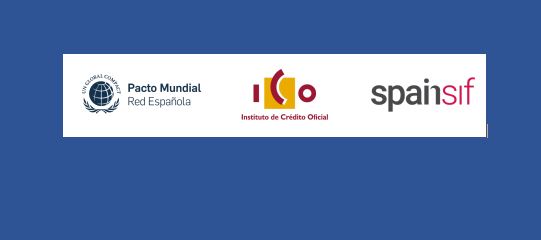 Logos ICO Pacto Mundial y Spainsif