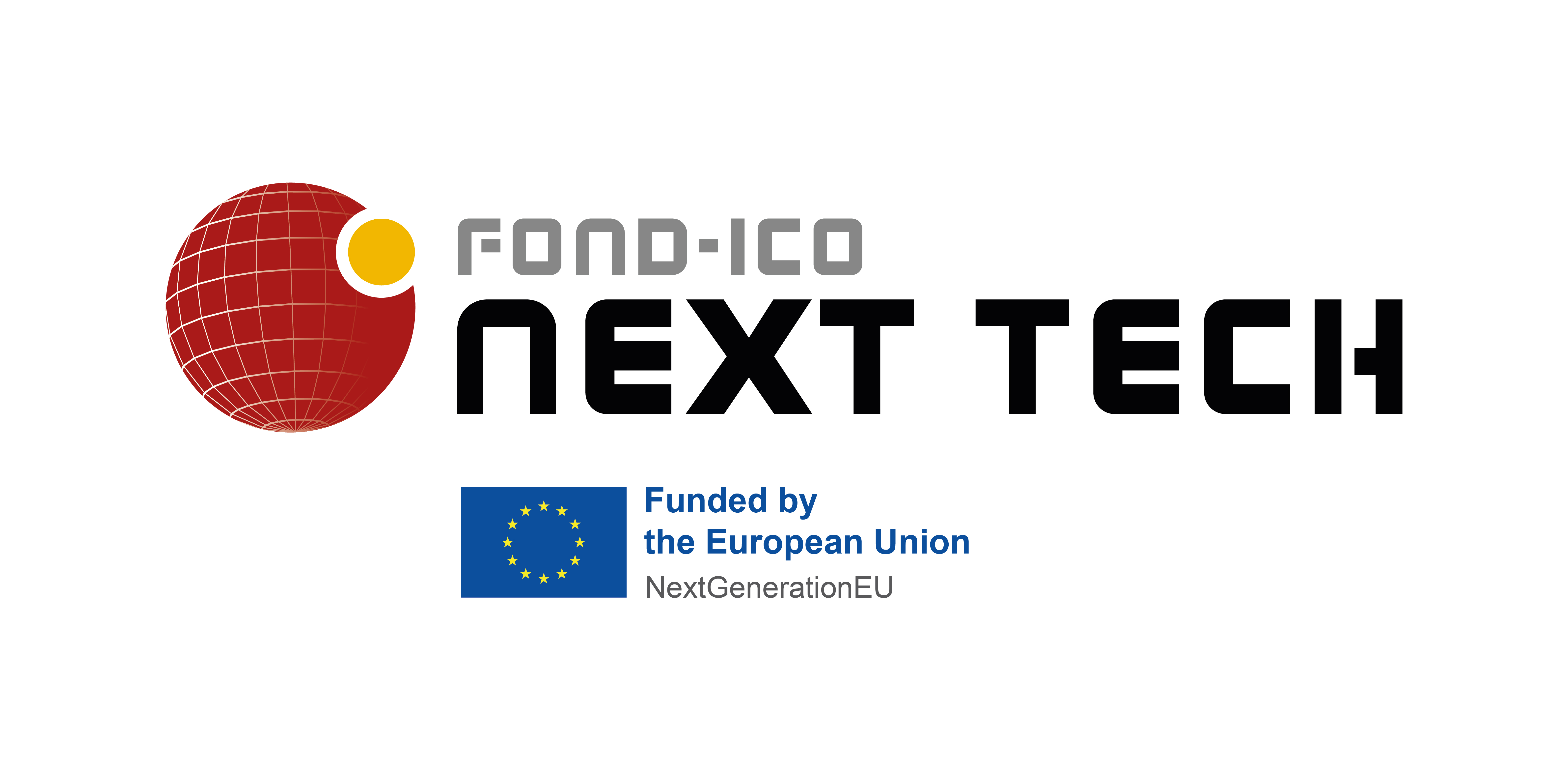 Logo fondo ICO Next Tech EU en ingles