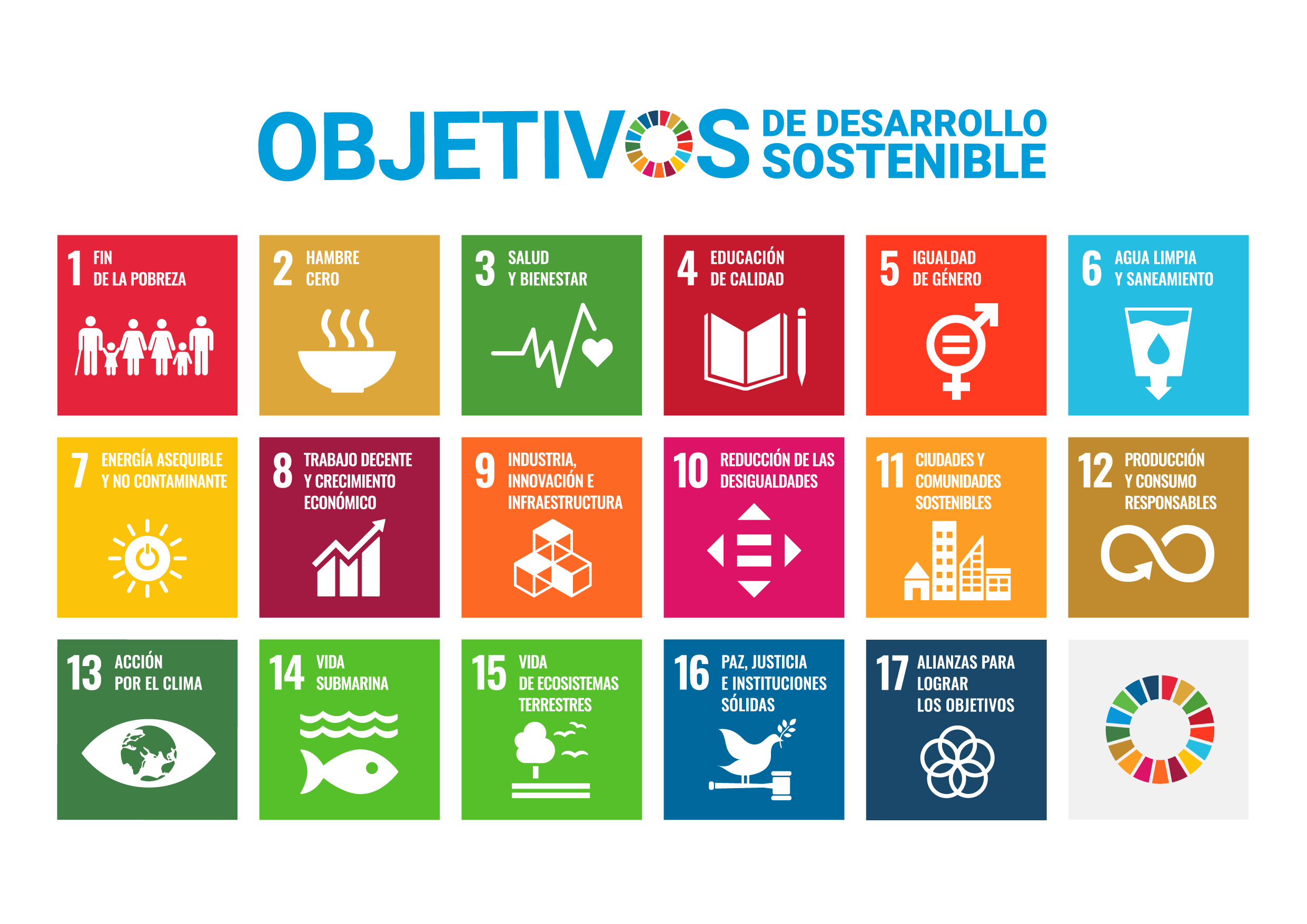 imagen de los objetivos de desarrollo sostenible